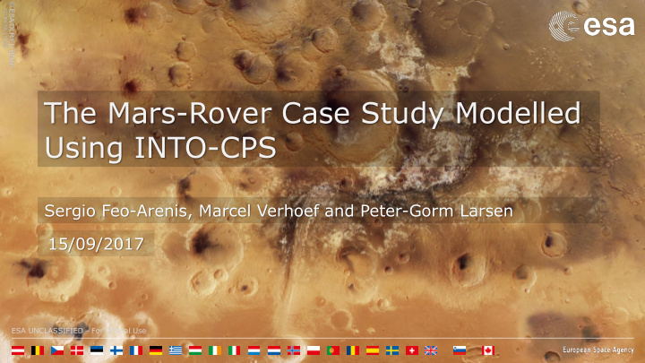 the mars rover case study modelled