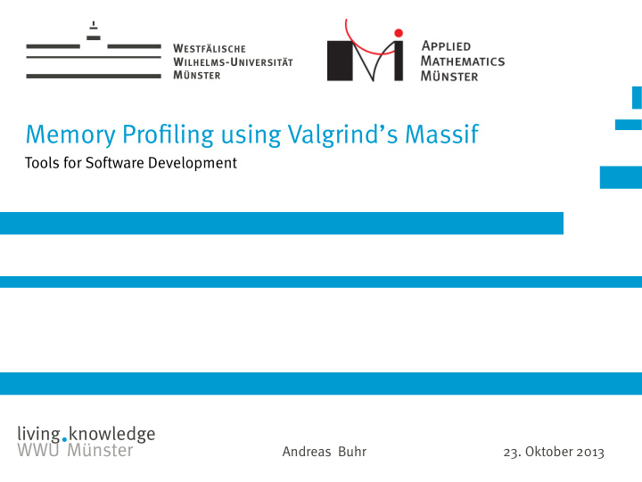 memory profiling using valgrind s massif