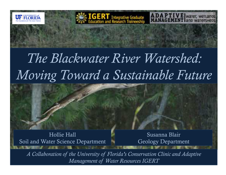 the blackwater river watershed