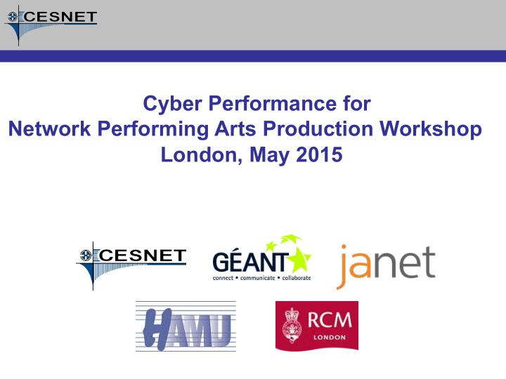 cyber performance for network performing arts production
