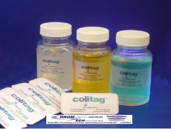 How Colitag works:  How Colitag works:  Colitag is a dehydrated test culture medium  Colitag is a