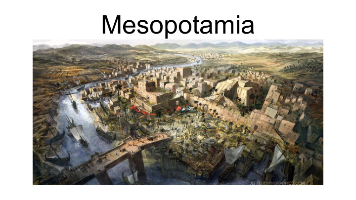 mesopotamia 5 000 years ago in the middle east came the