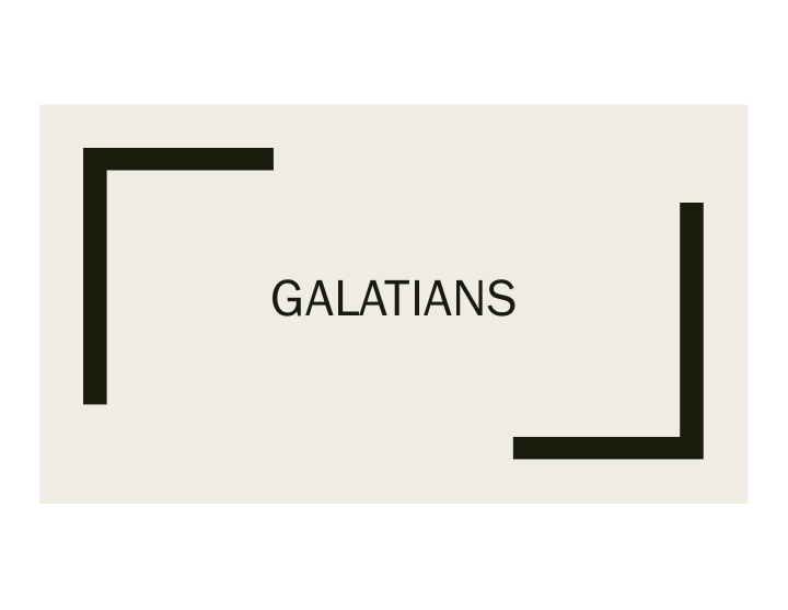 galatians galatians in five weeks