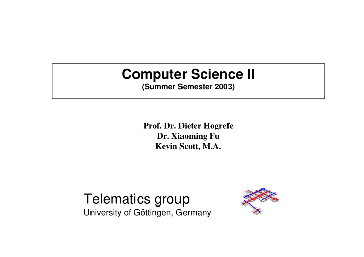 computer science ii