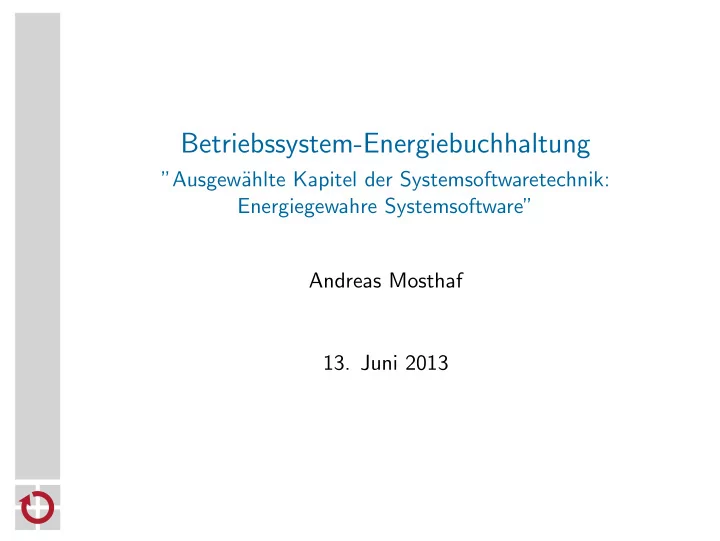 betriebssystem energiebuchhaltung