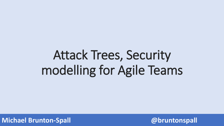 attack trees security