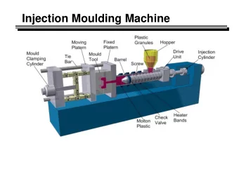 Injection Moulding Machine  Injection Unit  Clamping Unit (Toggle Clamp)