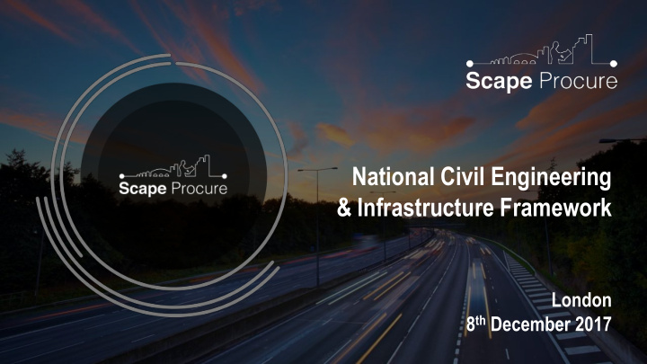 national civil engineering infrastructure framework