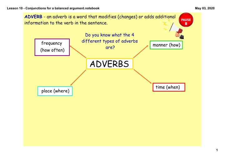 adverbs