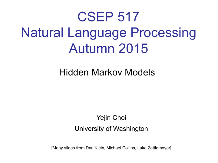 csep 517 natural language processing