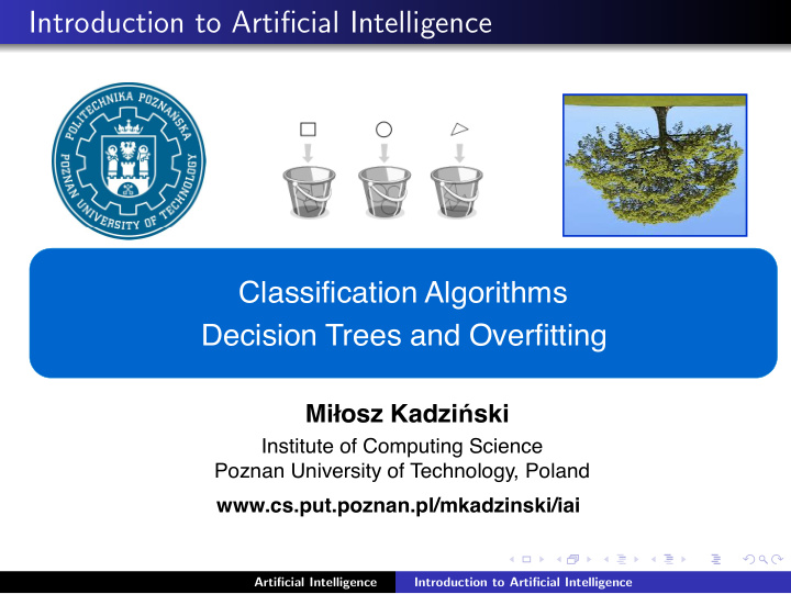 introduction to artificial intelligence