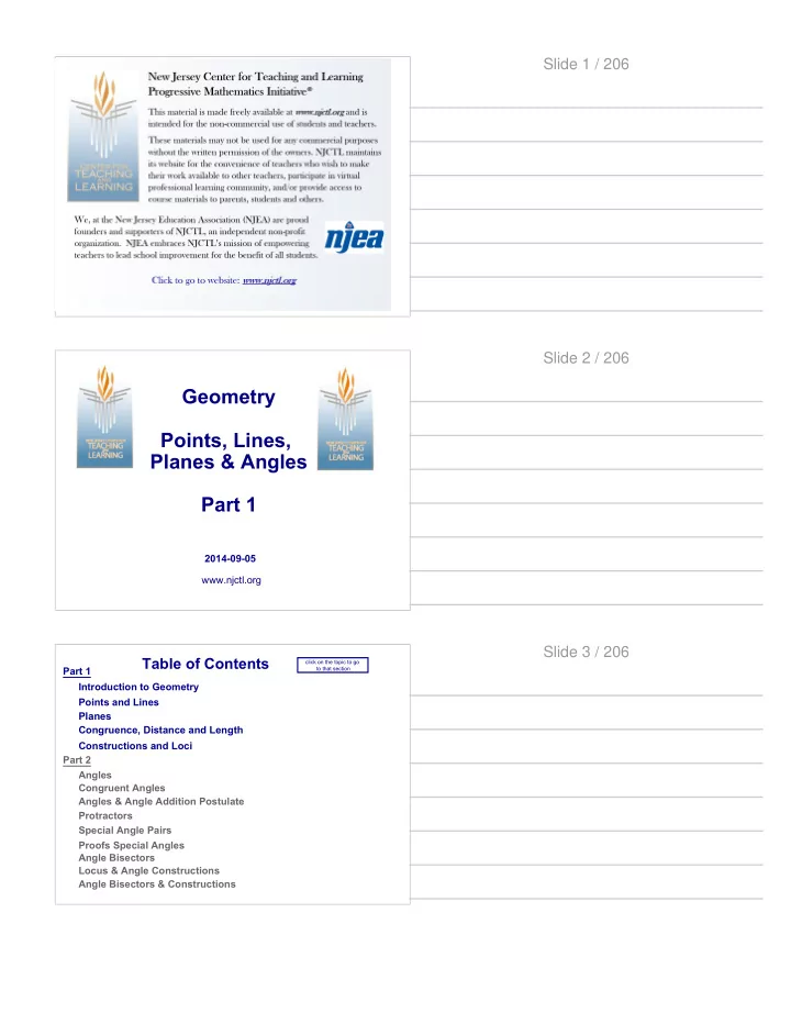 geometry points lines planes amp angles part 1