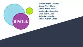 Vctor Gonzalo Cristbal  Adrin Prez Manso  Daniel Adrin Mare  Nut Bandera Gonzlez