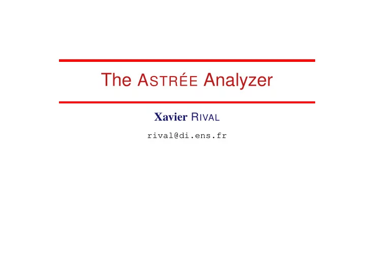 ee analyzer