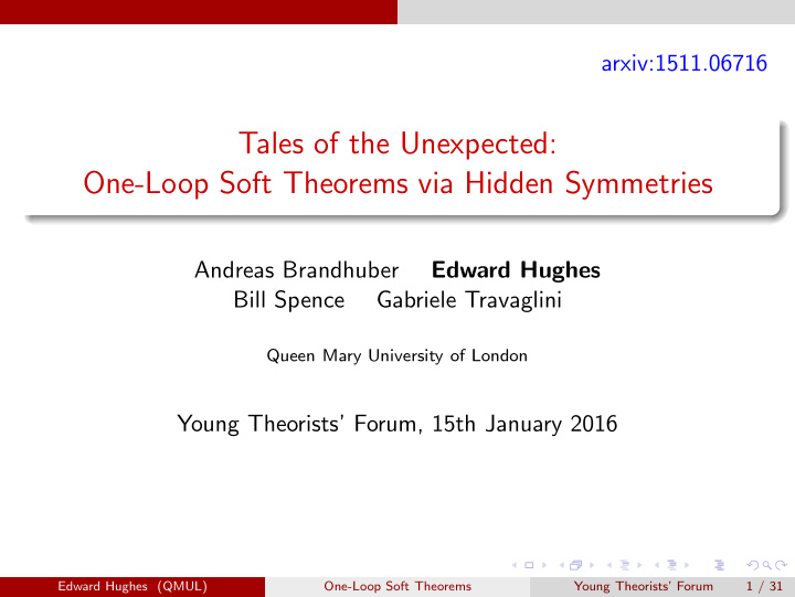 tales of the unexpected one loop soft theorems via hidden