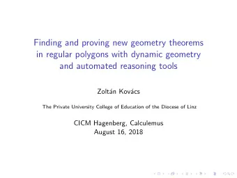 Finding and proving new geometry theorems  in regular polygons with dynamic geometry  and automated