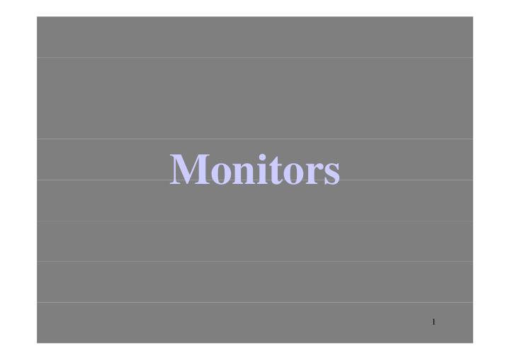 monitors monitors