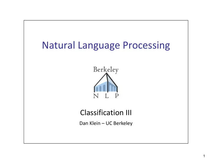 natural language processing