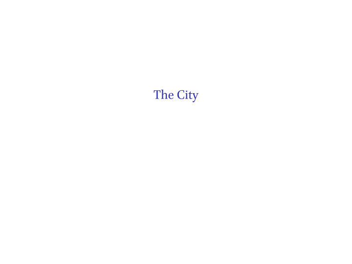 the city the base metaphor explained