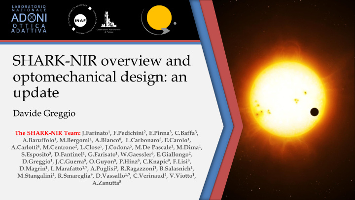 optomechanical design an