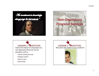 An in  investm  tment  t in  in know  owledge  ge  always pays the  the best  t in  inte