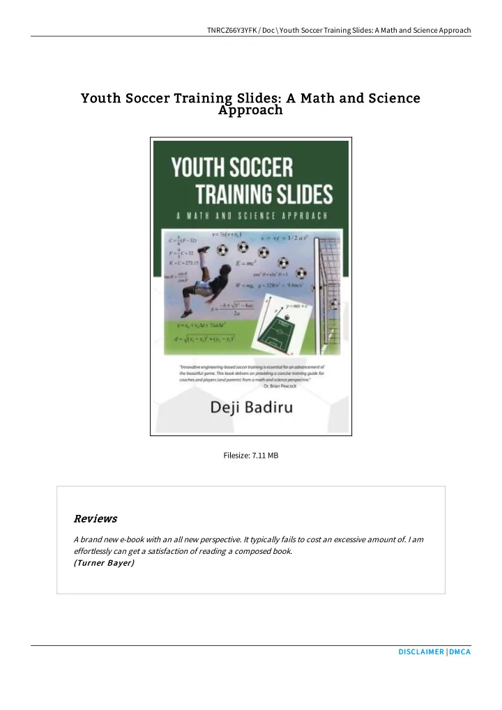 youth soccer training slides a math and science youth