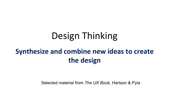 design thinking