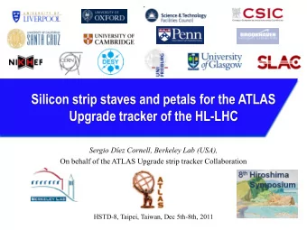Upgrade tracker of the HL-LHC  Sergio Dez Cornell, Berkeley Lab (USA),  On behalf of the ATLAS