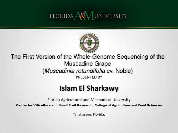 the first version of the whole genome sequencing of the