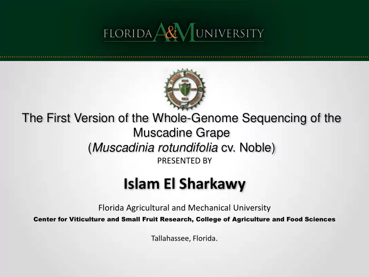 the first version of the whole genome sequencing of the