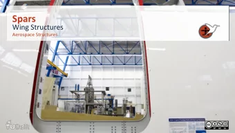 Spars  Wing Structures  Aerospace Structures  Function of spars  Aerodynamic forces (Lift) create