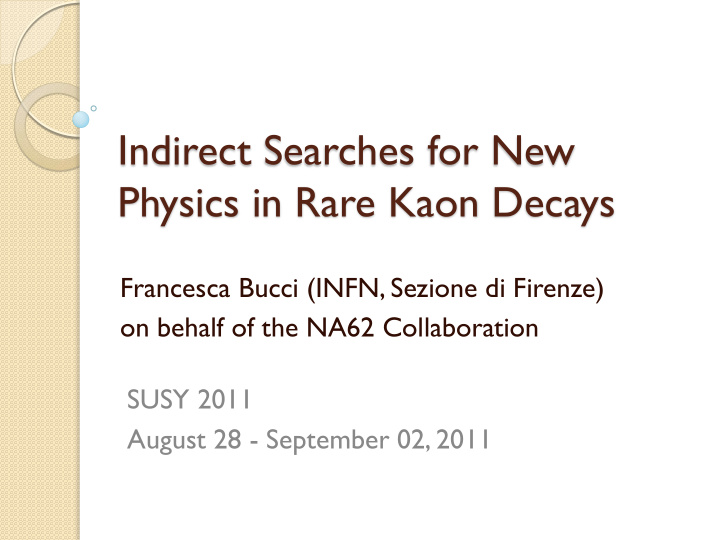 physics in rare kaon decays