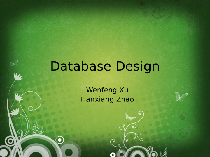 database design