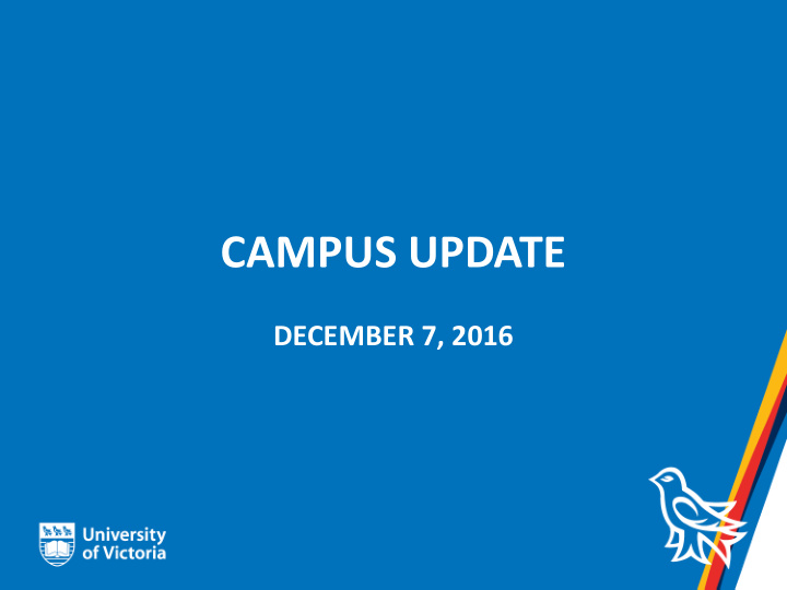 campus update