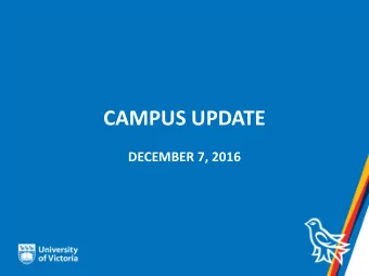 CAMPUS UPDATE DECEMBER 7, 2016  Format  Timed  Questions  Discussion  International Plan