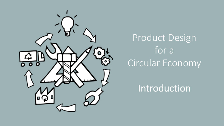 product design for a circular economy