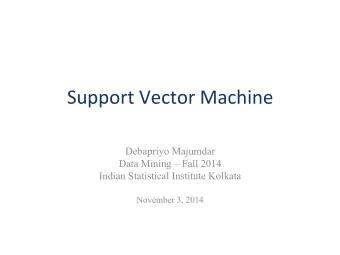 Recall:  A  Linear  Classifier    A Line (generally  hyperplane) that separates  the