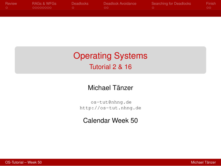 operating systems