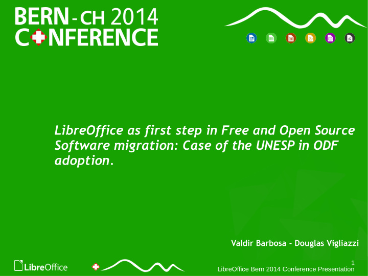libreoffice as first step in free and open source