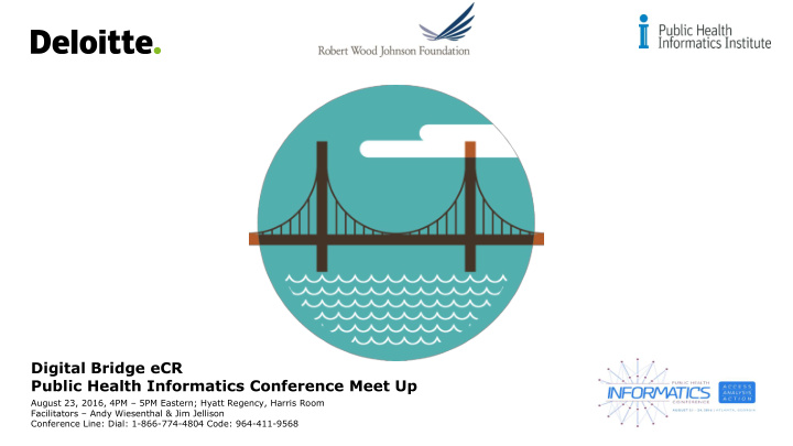 public health informatics conference meet up