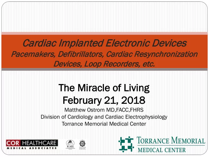 the he mir iracle o of liv iving febru bruary 2 21 201 018