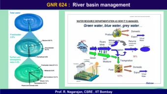 2.03  Global freshwater situation    &lt;1% of the world's water is available for agriculture