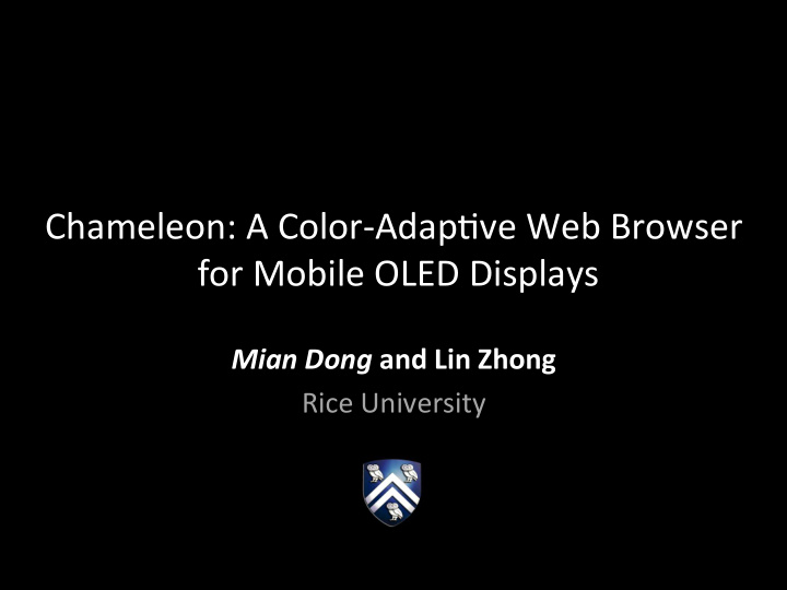 chameleon a color adap0ve web browser for mobile oled