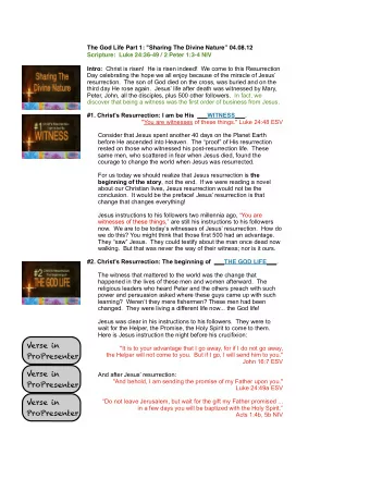 Verse in  &quot;It is to your advantage that I go away, for if I do not go away,  the Helper will