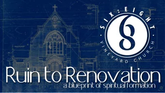 Ruin to Renovation  a blueprint of spiritual formation Proverbs 4 : 23  Be careful how you think;