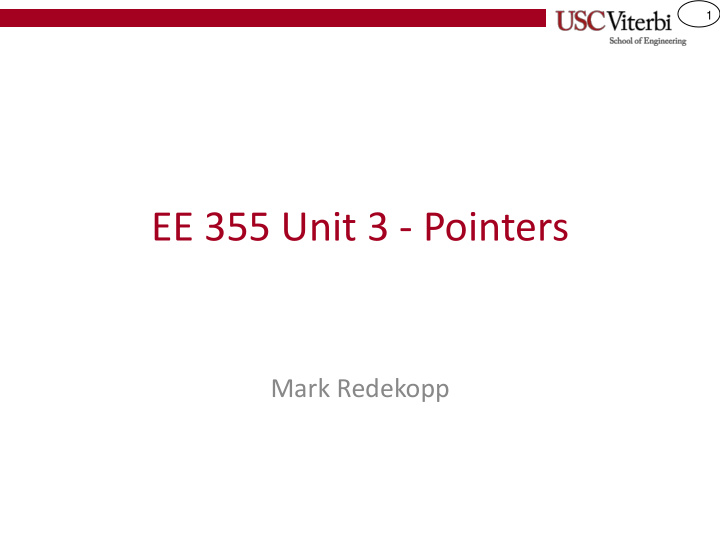 ee 355 unit 3 pointers