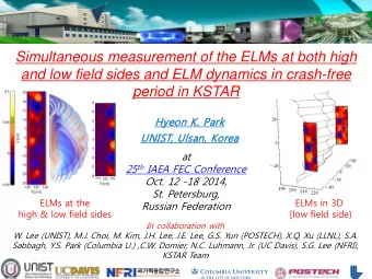 Simultaneous measurement of the ELMs at both high  and low field sides and ELM dynamics in