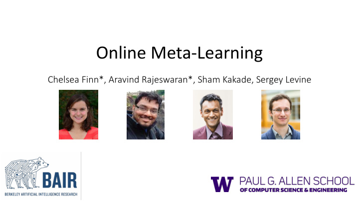 online meta learning