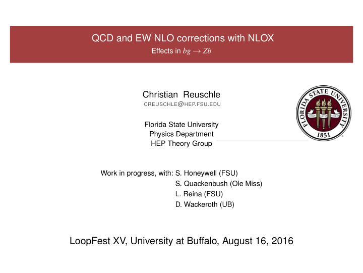 qcd and ew nlo corrections with nlox