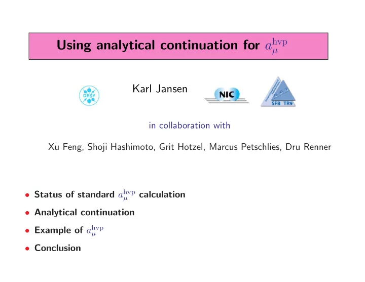 the full four flavour contribution for leptons